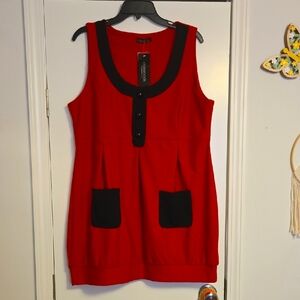 Crossroads Red Sleeveless Dress
